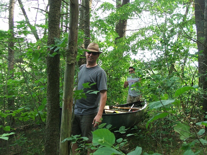 canoeing - cmr klea Tim S july 7 2006 french river trail - first portage.jpg